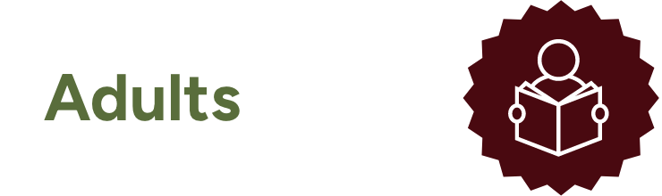 Adults landing page link button