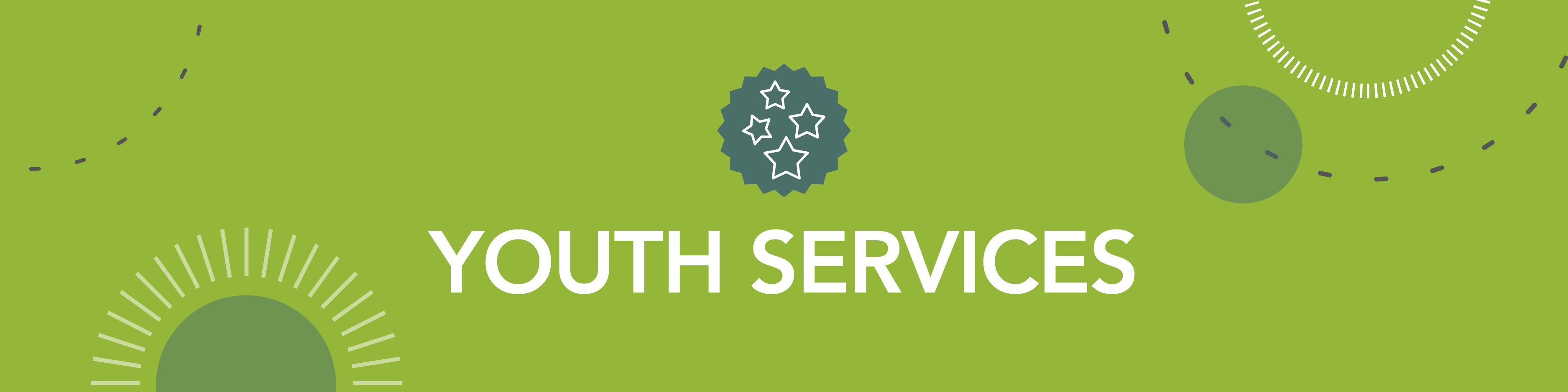 Youth Services graphic banner