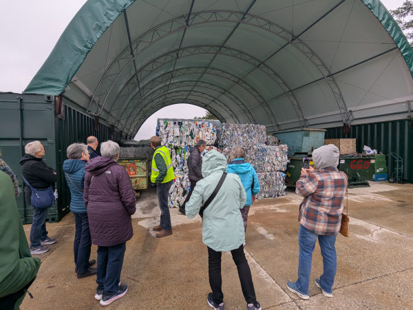 Group of adults at MSU Recycling
