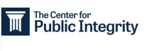 center for public integrity logo with a blue square and the top of a white column, text reads: The Center for Public Integrity