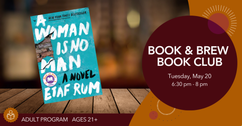 Photo of book club book on a table