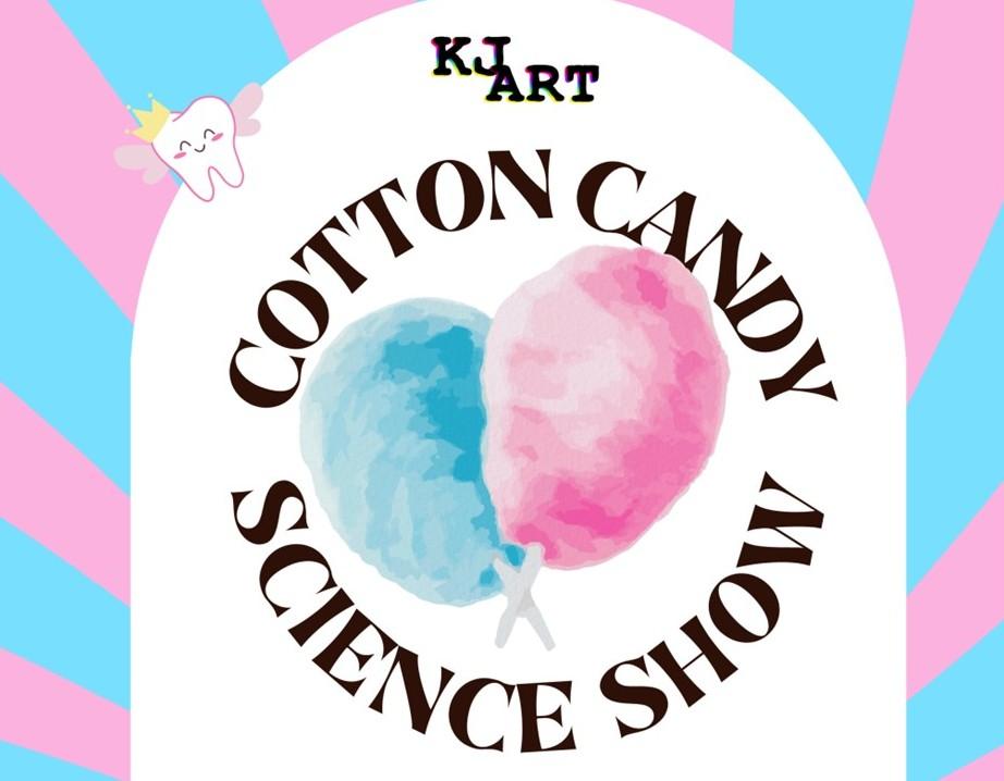 blue and pink cotton candy