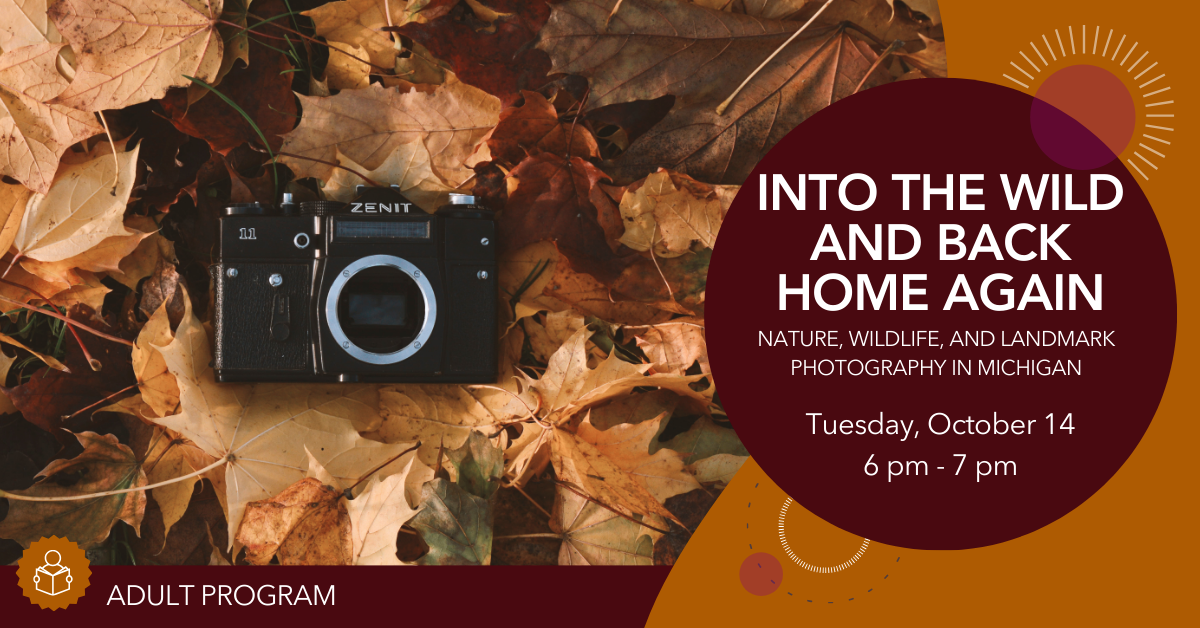 Camera and fall leaves