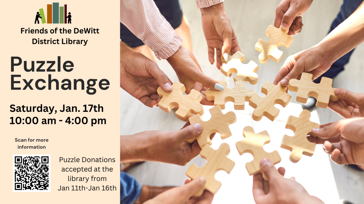 Event Graphic for Puzzle Exchange on Saturday, 1/17/2026